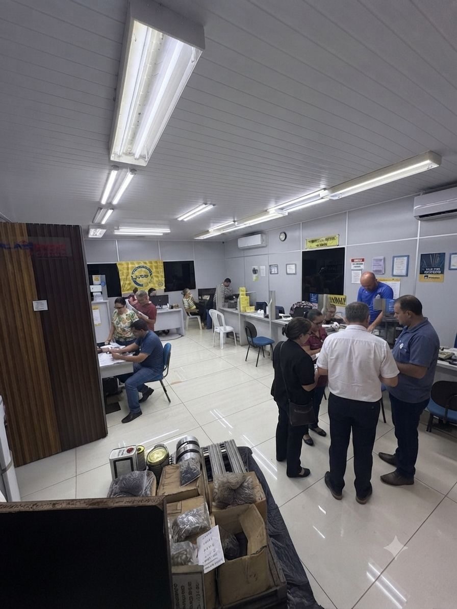 Equipe da ICR Aço no escritório